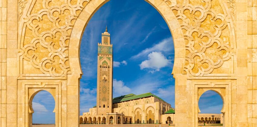 Hassan,Ii,Mosque,,A,Mosque,In,Casablanca,,Morocco.,It,Is